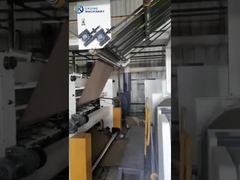 कार्टन बॉक्स बनाने की मशीन नालीदार पेपरबोर्ड उत्पादन लाइन