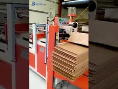 नालीदार कार्टन चिपकाने के लिए अर्ध स्वचालित बॉक्स फ़ोल्डर ग्लूअर मशीन