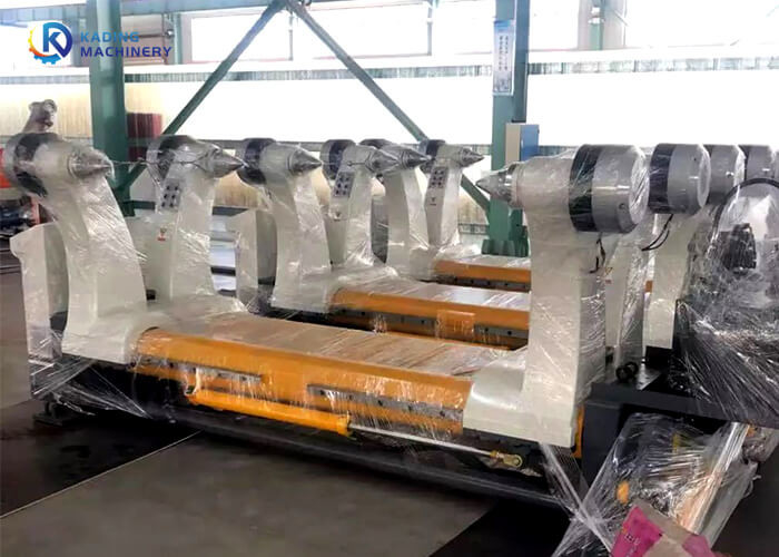 नालीदार कागज और कार्टन बॉक्स के लिए 2T / 3T इलेक्ट्रिक शाफ़्टलेस रील स्टैंड