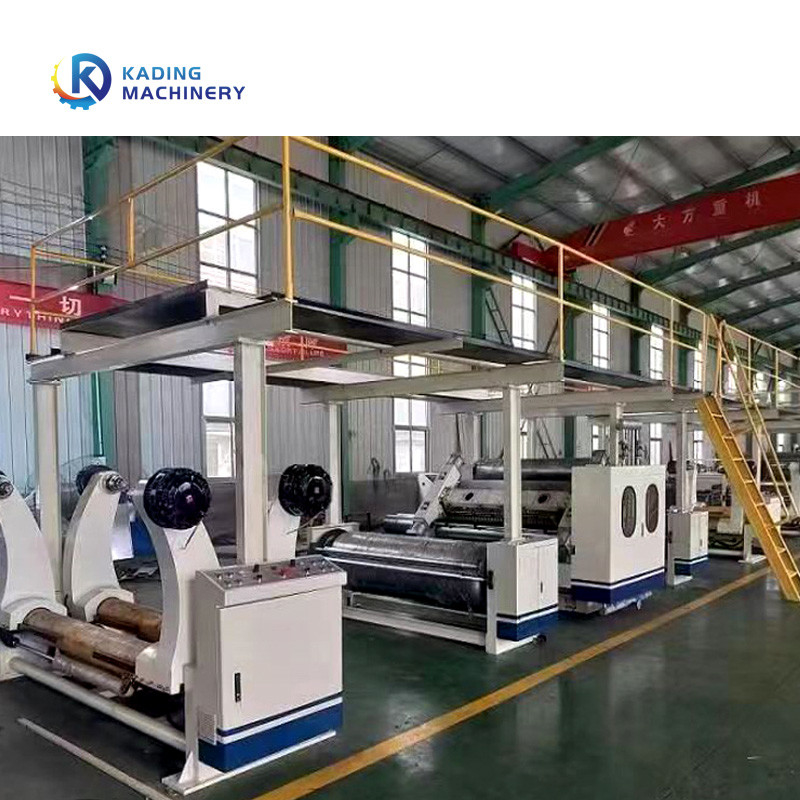 स्लिटर स्कोरर के साथ स्वचालित गैन्ट्री स्टेकर के साथ 120 मीटर/मिनट कॉरगेशन लाइन