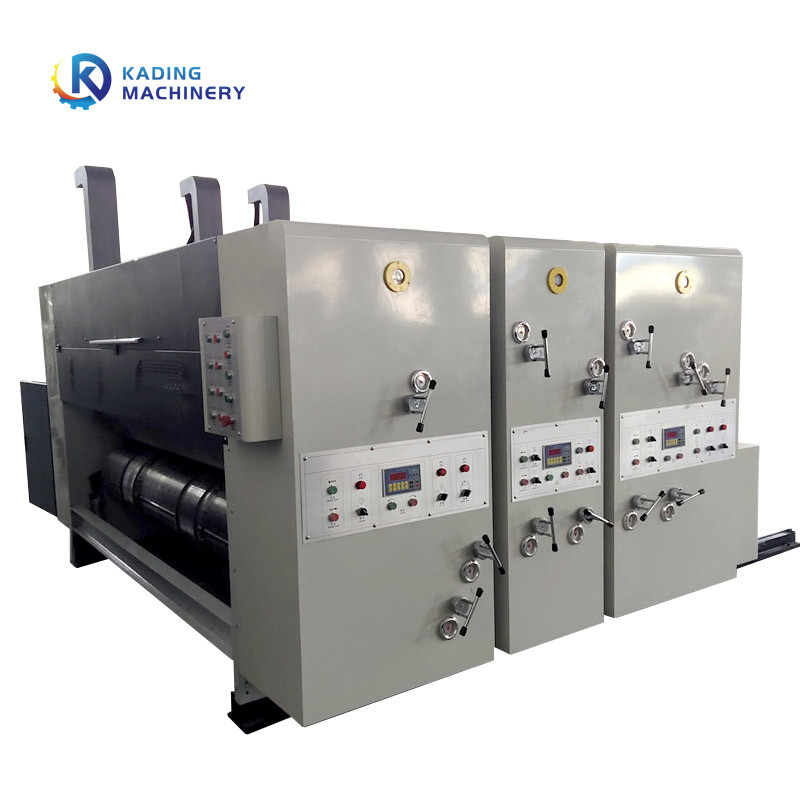 डाई कटर स्लॉटर फ्लेक्सो घुमावदार बॉक्स प्रिंटिंग मशीन 5 कलर 440V